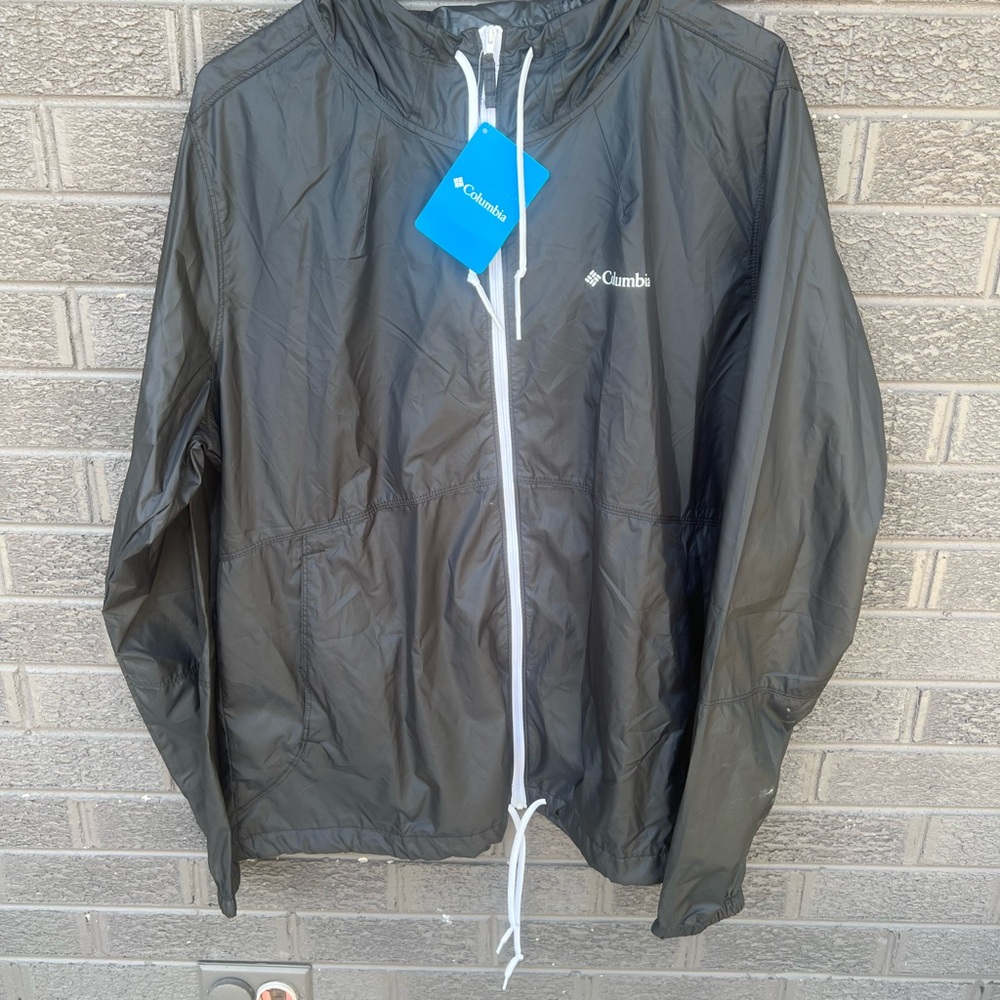 Columbia Black Windbreaker Jacket
